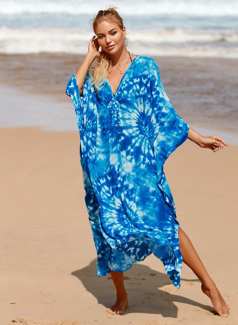 إسكدنيا قميص غطاء الشاطئ الكبير والتنورة الطويلة - Image 3