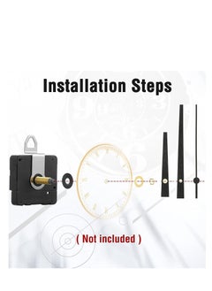 ماركة غير محددة تشمل الأيدي الكوارتز DIY آلية حركة ساعة الحائط التي تعمل بالبطارية DIY استبدال أجزاء الإصلاح  - Image 4