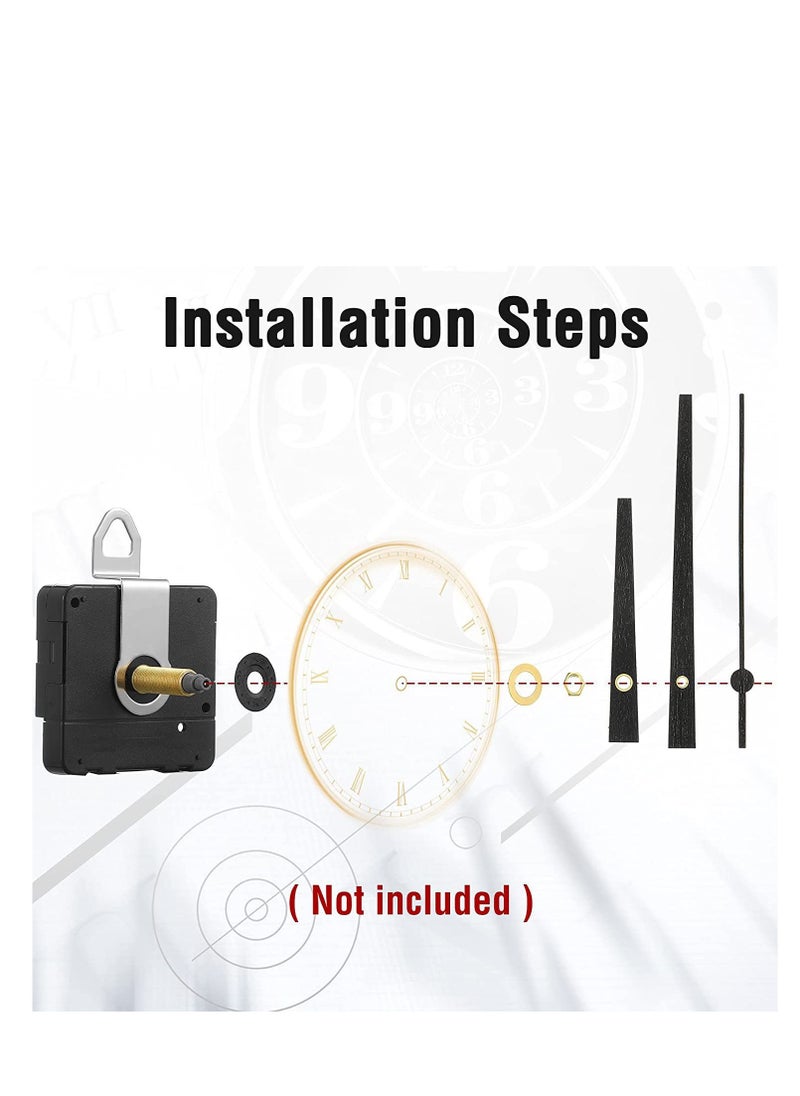 ماركة غير محددة - تشمل الأيدي الكوارتز DIY آلية حركة ساعة الحائط التي تعمل بالبطارية DIY استبدال أجزاء الإصلاح - Image 1