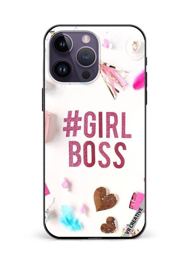 VR CREATIVE Protective Case Cover For Apple iPhone 16 Pro Girls Boss Design Multicolour - Image 1