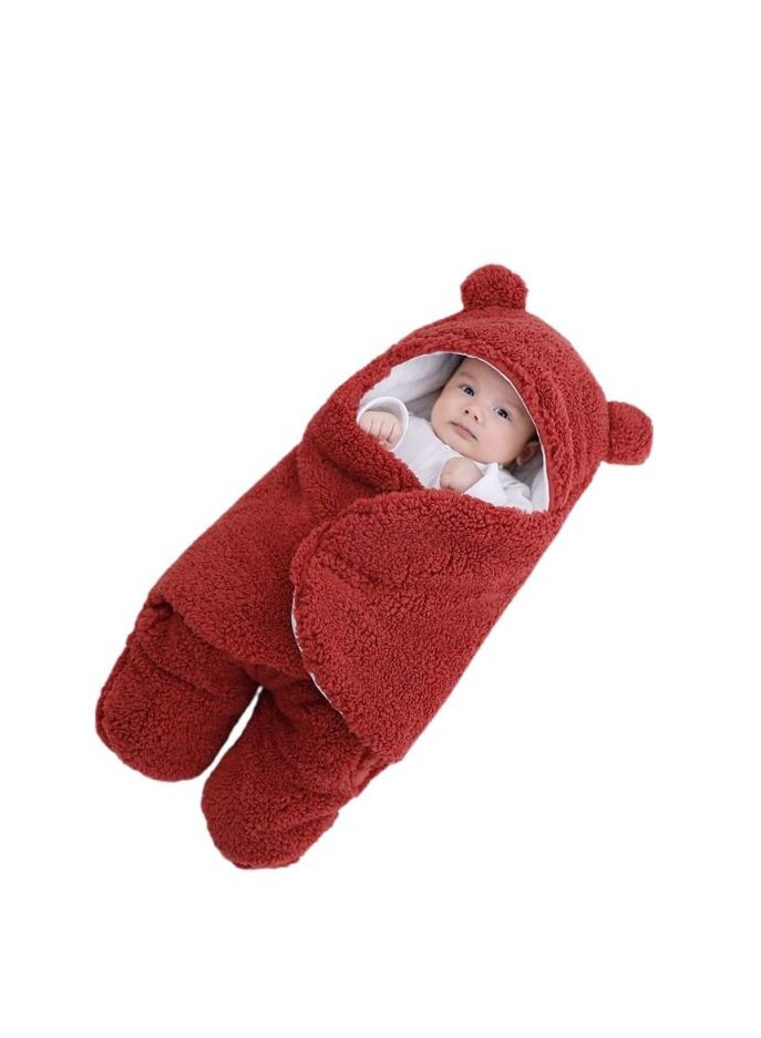 Baby Sleeping Bag Ultra Soft Fluffy Fleece Newborn Receiving Blanket Infant Boys Girls Clothes Nursery Wrap Swaddle 