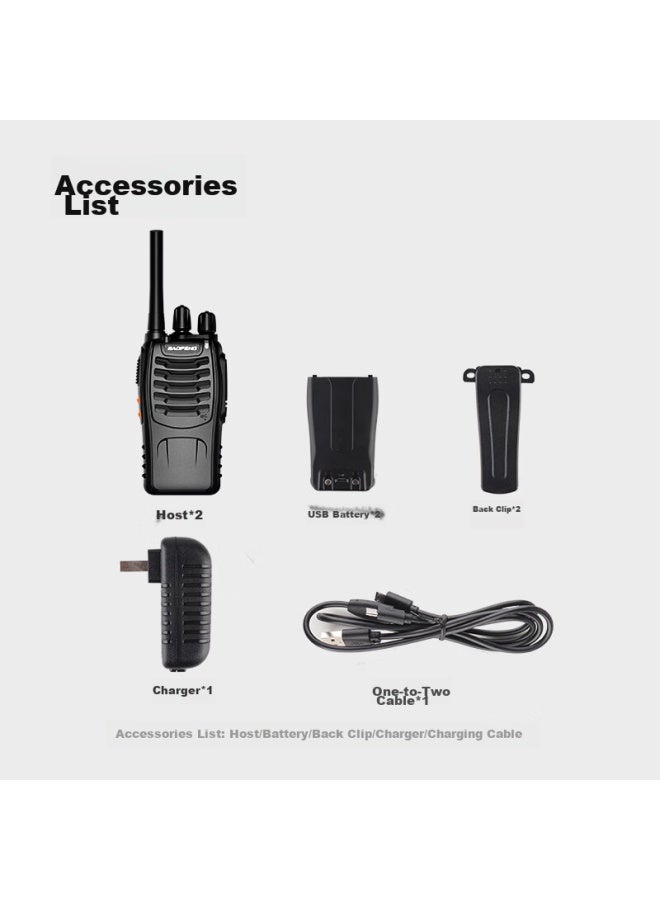 Baofeng Bf-888s Plus Classic Edition, Walkie-talkie For Civilian, Commercial, Office, Outdoor Use, High-power, Long-range Handheld Radio - Image 5