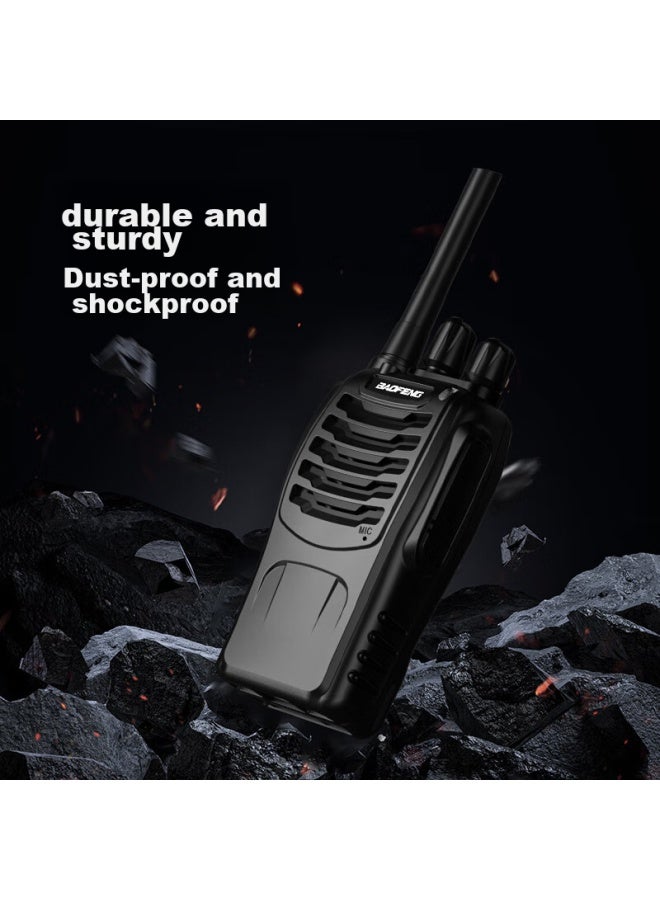Baofeng Bf-888s Plus Classic Edition, Walkie-talkie For Civilian, Commercial, Office, Outdoor Use, High-power, Long-range Handheld Radio - Image 4