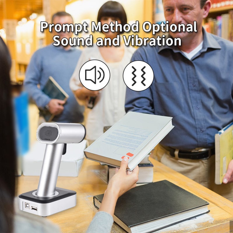 Wireless Barcode Scanner 3-In-1 BT&2.4G&USB Connections - 1800mAh Battery With 30 Days Standby QR Code Scanner For Retail, Warehouse And Inventory Management - Image 3
