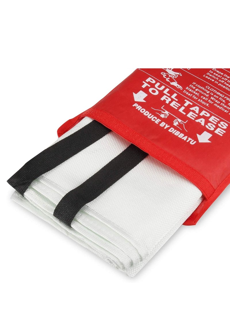 4basix Fiberglass Fire Blanket 1.8 x 1.8 Mtr for Home, Kitchen, Hotels, Offices, Garage, Warehouse, etc - Image 2