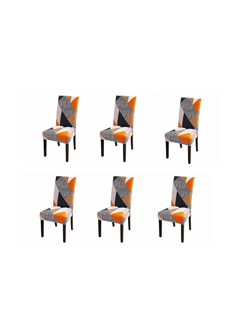 Cloud Search Cloud Search Dining Chair Cover Dining Chair Covers Easy Chair Cloth Elastic and Washable Dining Table Chair Cover Seater Waterproof Elastic Chair Covers for Home Party Wedding  - Image 1