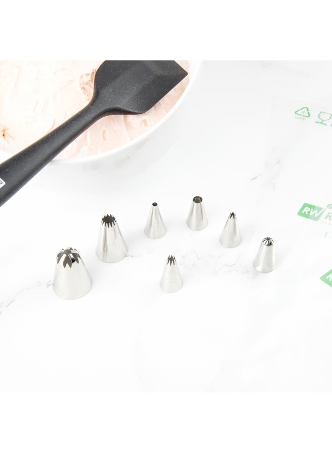 Restaurantware رأس تزيين المعجنات من باسري تيك، رأس نجمة مفتوحة 1 - #22، مقاوم للانبعاج، رأس تزيين من الفولاذ المقاوم للصدأ، آمن للغسل في غسالة الصحون، لتزيين الكب كيك، الكعك، أو البسكويت - Image 5