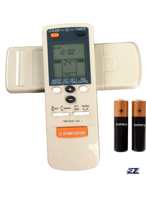 "Universal Replacement Air Conditioner Remote Control Compatible with AR-JW17 for Fujitsu AR-JW31 AR-JW2 AR-JW27/JW30"