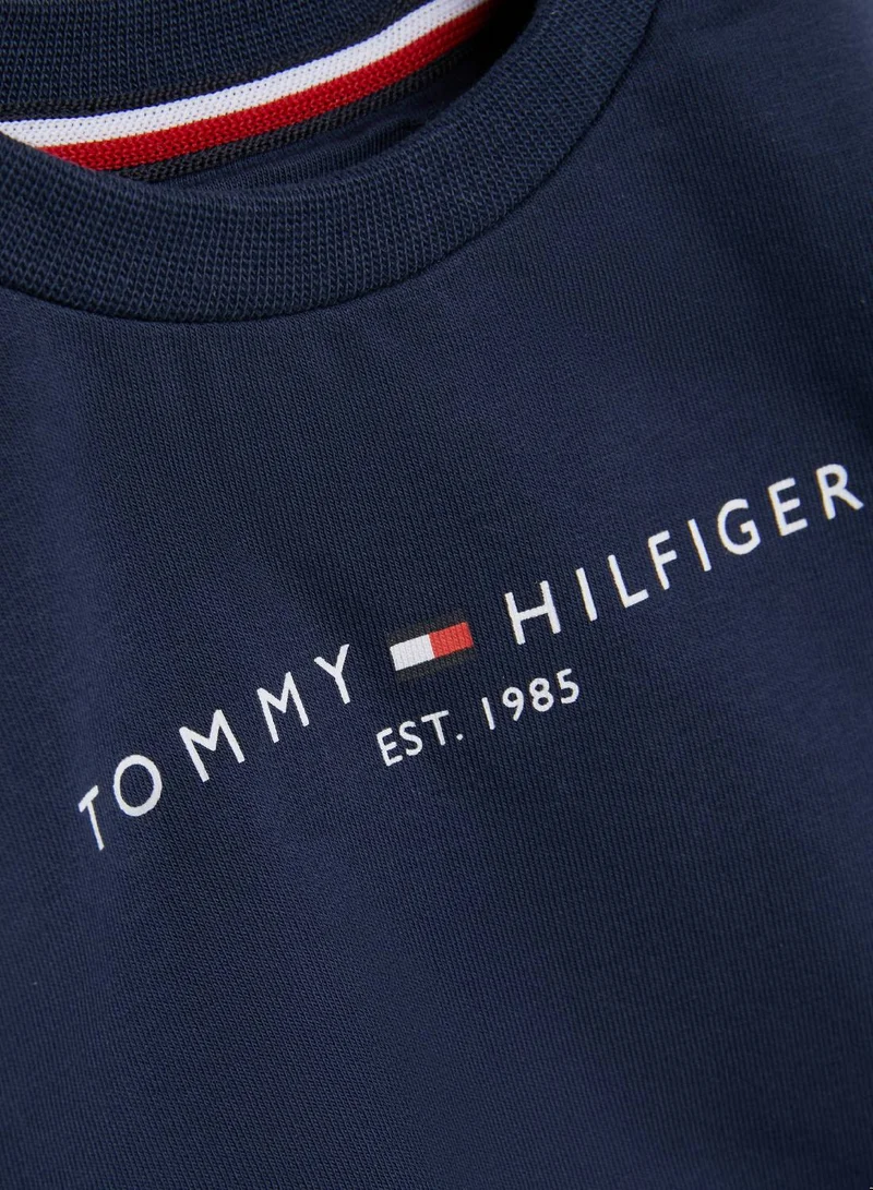 TOMMY HILFIGER Essential Logo Sweatshirt And Joggers Set