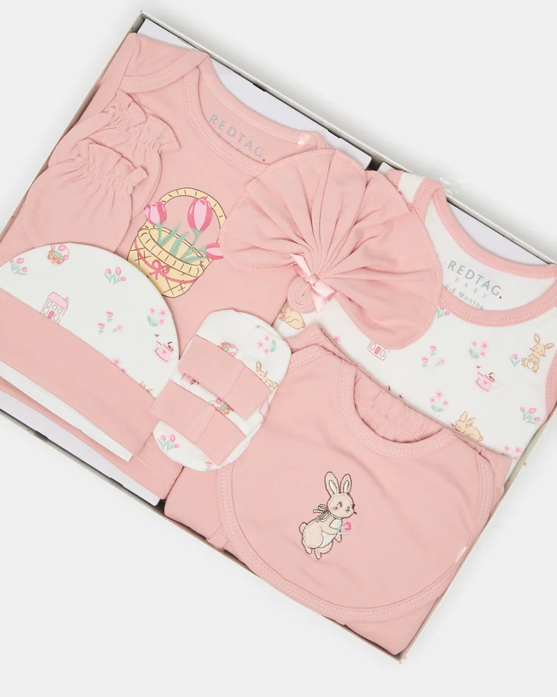 Redtag Pink Pack Bodysuit