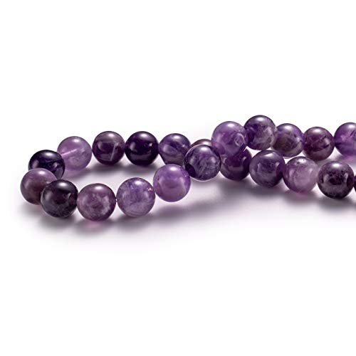 BEADIA Natural Amethyst Crystal Stone Round Loose Semi Gemstone Beads for Jewelry Making 4MM 89PCS - Image 5
