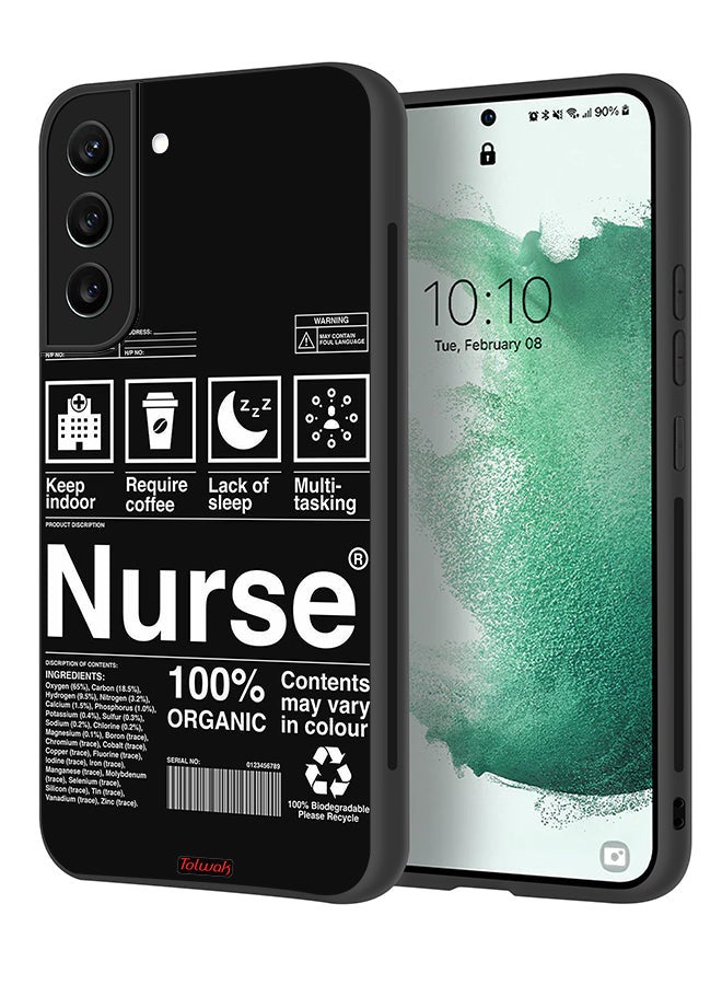 Tolwak Samsung Galaxy S22 Plus 5G Protective Case Cover Nurse Sticker - Image 1