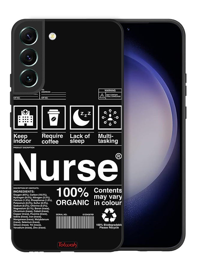 Tolwak Samsung Galaxy S22 Plus 5G Protective Case Cover Nurse Sticker - Image 2
