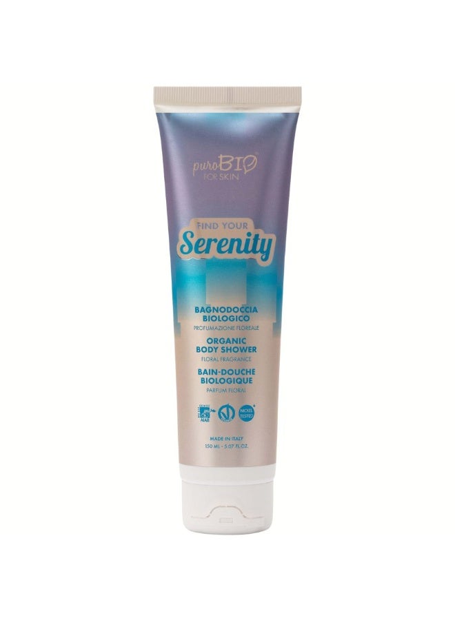 puroBio Organic Body Shower Floral Fragrance Serenity 150ml - Image 1