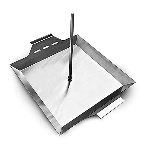 GRILLVANA Stainless Steel Vertical Skewer for Tacos Al Pastor, Shawarma, Kebabs- BBQ Grilling Accessory w/ 2 removable spikes (8.5” and 12”)- Use on Charcoal Grills or Stove- Handles, No Drip Plate - Image 3