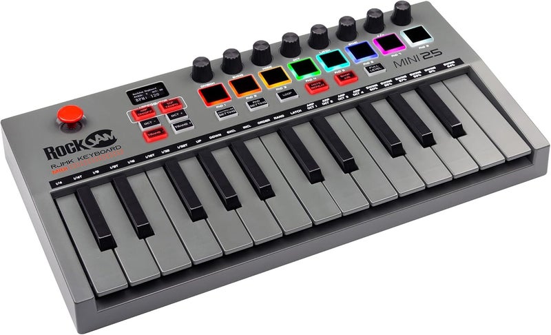 RockJam 25 مفتاح بلوتوث ميدي كيبورد - Image 2