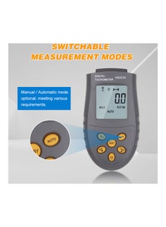 NIBEMINENT High-precision Digital Tachometer Grey  - Image 4
