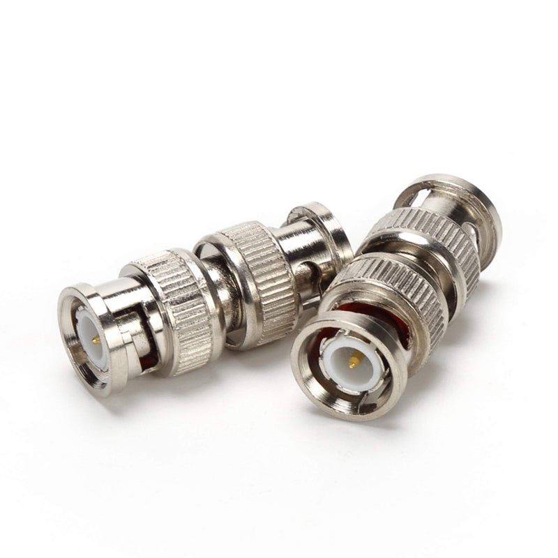 TLS.eagle BNC Plug Male to Male Coaxial Coupler Straight Adapter Connector for RG59 Cable Pack of 5 - Image 3