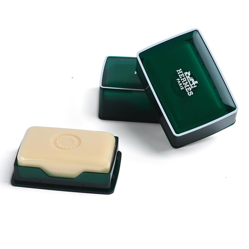 Hermes Eau dOrange Verte Scented Soap Rectangular Bar in Signature Green Logo Box 17 ounces 50 grams - Image 2