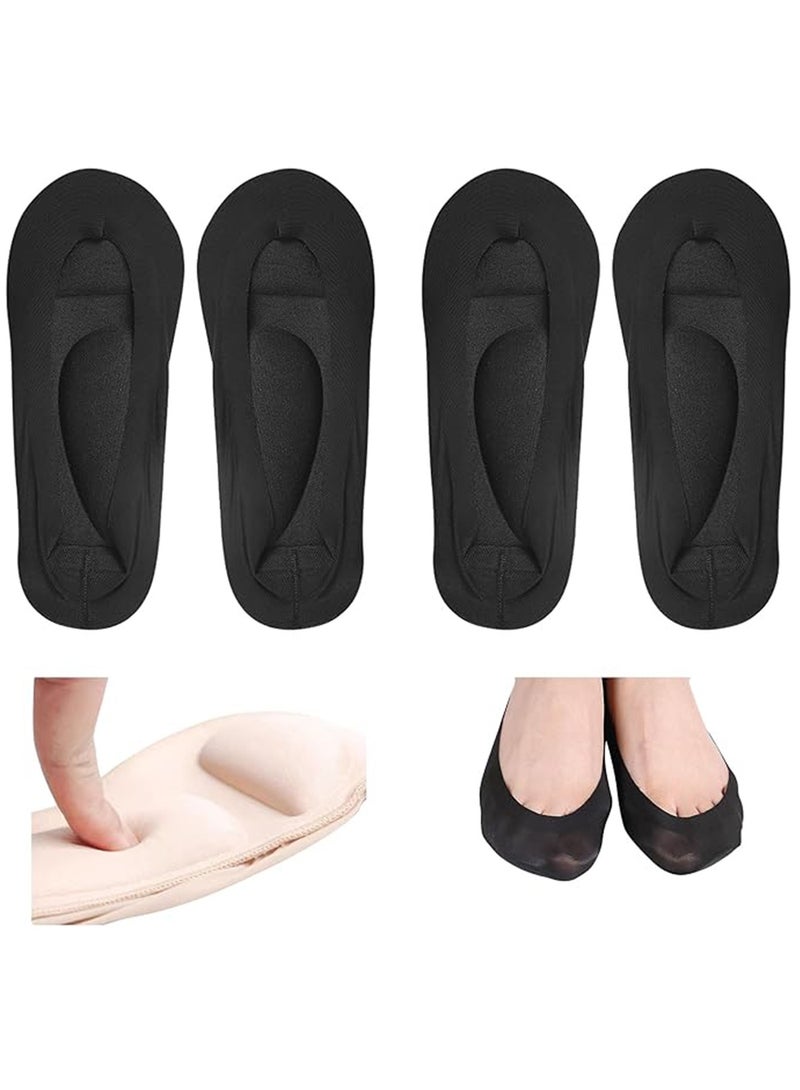 SYOSI Sock with Arch Support for Women, Arch Support Cushioned Insert Brace 3d Cushion Walking Fit Insoles for Plantar Fasciitis Flat Feet Overpronation Heel Pain 2 Pairs - Image 1
