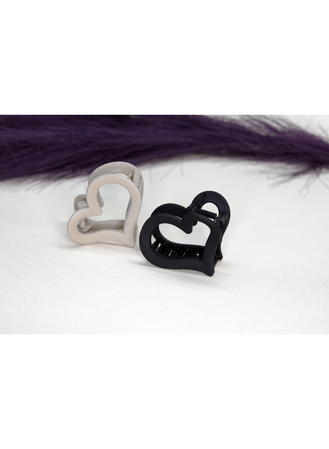ZAAS Hair Claw Clips for Women Strong Hold Nonslip Jaw Clips for Women and Girls Hair Clamps for Thick Thin Fine Hair - Pack of 2 - Image 1