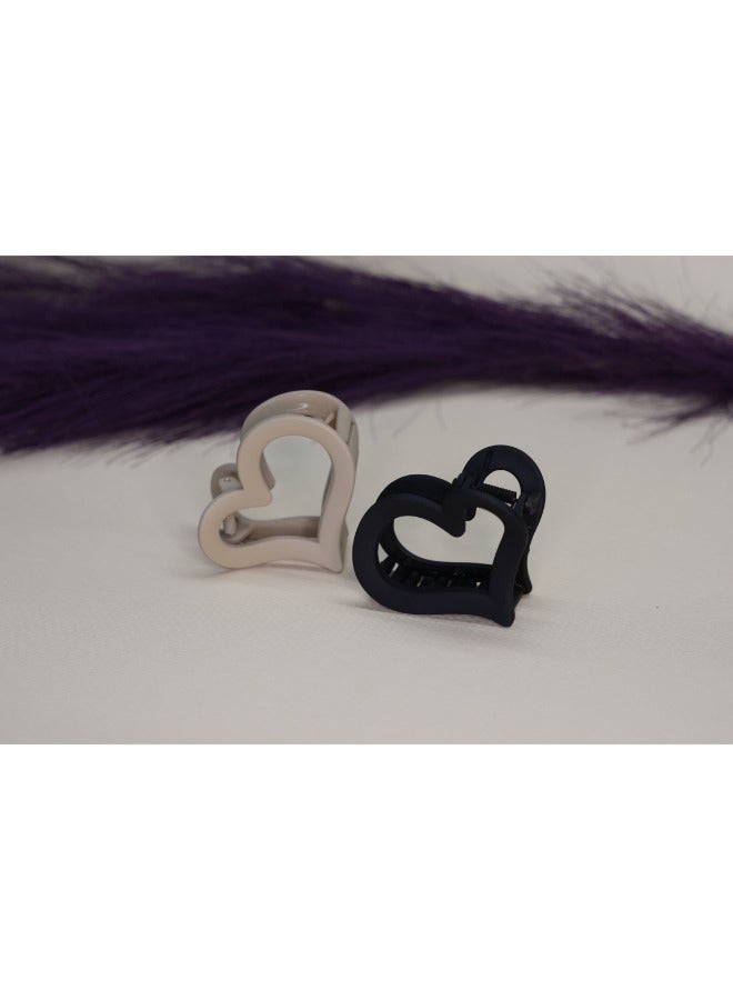 ZAAS Hair Claw Clips for Women Strong Hold Nonslip Jaw Clips for Women and Girls Hair Clamps for Thick Thin Fine Hair - Pack of 2 - Image 2