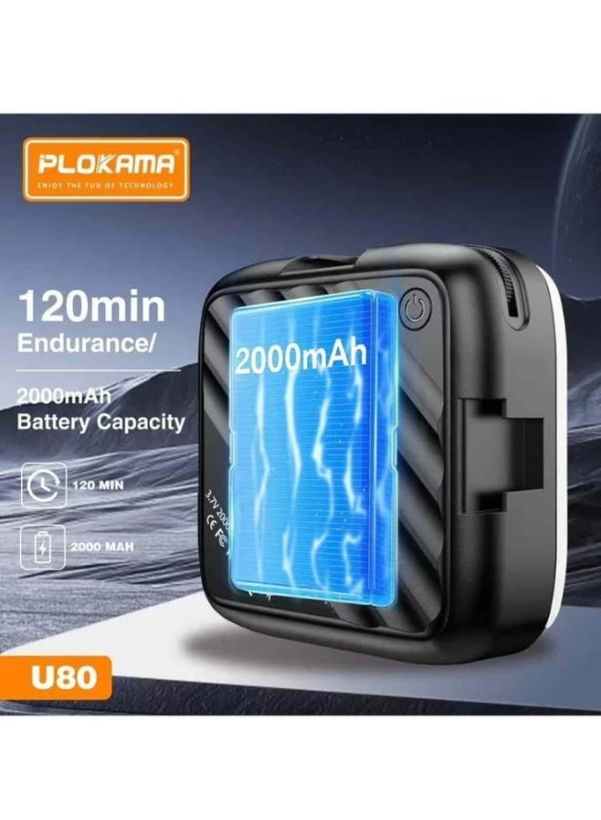 PLOKAMA Ring Light Selfie for Mobile Phone Rechargeable LED Camera Light for Video Shooting, Laptop Lamp for Video Conference (3 Levels White Light plokama - Image 5