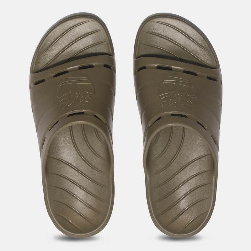 Timberland Green Get Outslide Slides  | Best Price UAE