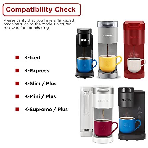 GALVANOX Acrylic K-Cup Holder for Single Serve Keurig Machines - Easy Pod Access Organizer for K Cups - Space Saving Modern Display, Holds 10 Pods (K-Mini/Plus/K Slim Coffee Maker and more) - Image 2