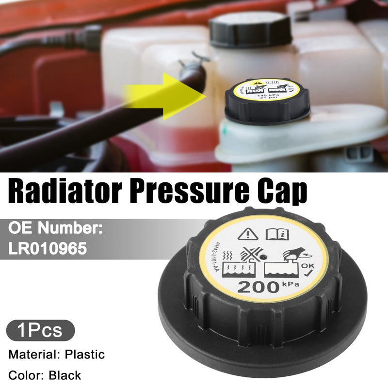 ACROPIX ACROPIX Radiator Pressure Coolant Reservoir Overflow Tank Cap for Land Rover Discovery 5 Supercharged Petrol - Pack of 1 Black  - Image 2