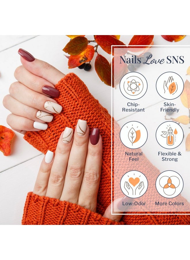 SNS Healthy Natural Nails - Sns Nails Dipping Powder Gelous Color Indian Summer Collection Is1 (Is01) 1Oz - Image 1