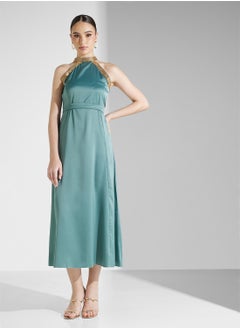 hayas closet Cape Sleeve Belted Dress  - Image 4