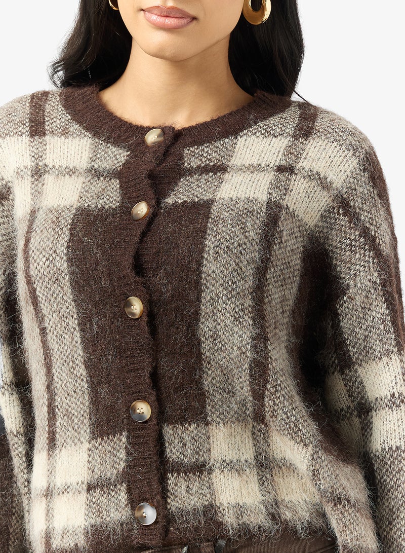 ONLY Button Up Long Sleeve Cardigan - Image 3