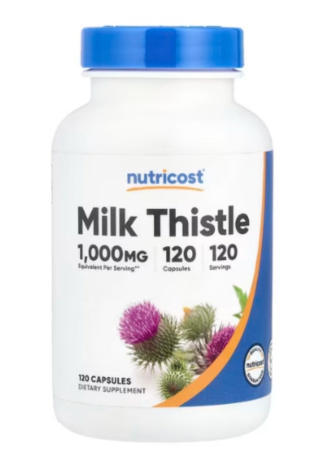 Nutricost, Milk Thistle, 1,000 mg, 120 Capsules