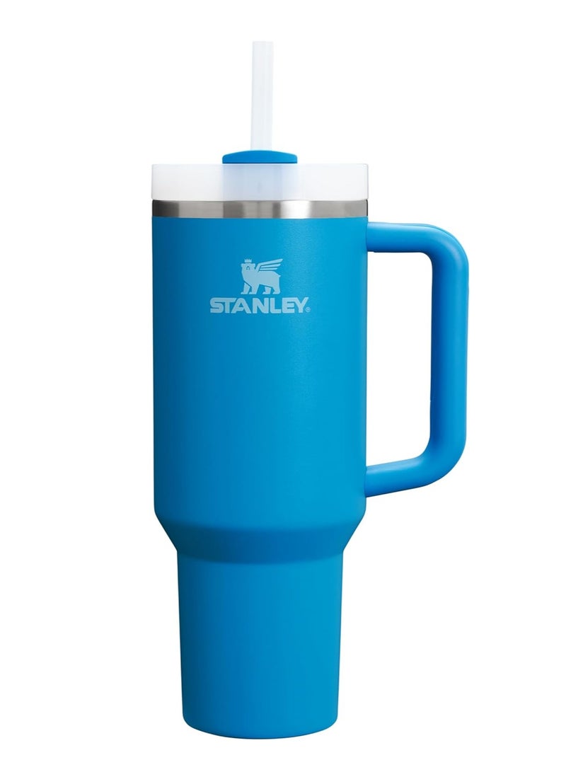 Stanley Quencher H2.0 FlowState Stainless Steel Vacuum Insulated Bottle, with Lid and Straw, ideal for water, iced tea, coffee, smoothies, and more, 40 ounces - Image 1