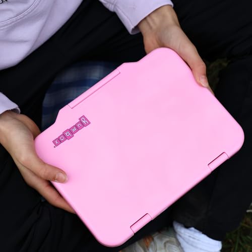 Yumbox Prêt Stainless Steel Leakproof Bento Lunch Box, Sandwich Friendly, Food Safe, Compact, Lightweight, Perfect for Kids Lunch, Adult Lunch, Portion Control and Food Prep (Versailles Pink) - Image 4