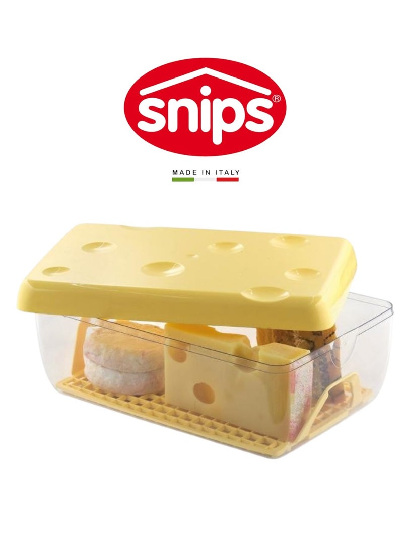 Snips Cheese Keeper 3L with Ventilation Grid & Freshness Lid – Made in Italy - Image 1