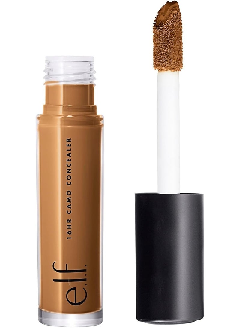 إلف كونسيلر مموه يدوم 16 ساعة، تغطية كاملة، ذو تصبغ عالي، لمسة نهائية غير لامعة، كستنائي غامق - Image 1