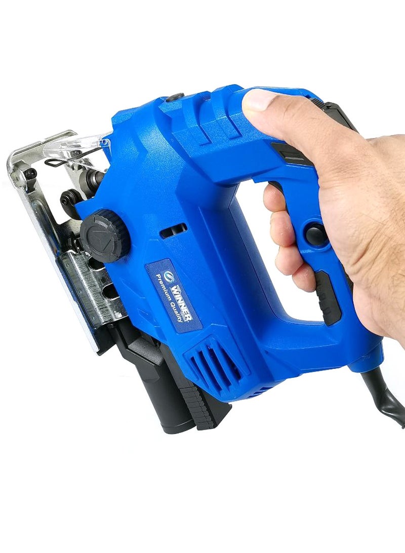 THE WINNER TOOLS Jigsaw 800W metal, plastic, ceramic, tile, wood Cutting Tool - The Winner Tools  JS 800 - Blue and Black - Image 3