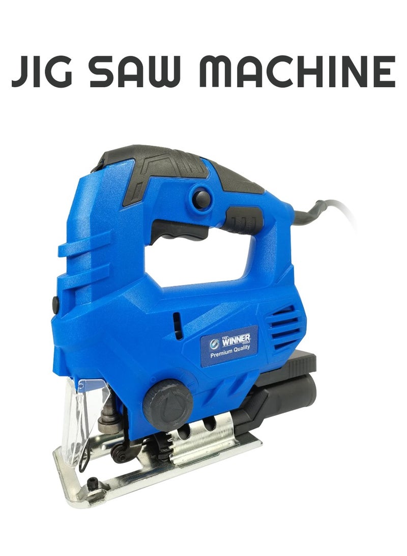 THE WINNER TOOLS Jigsaw 800W metal, plastic, ceramic, tile, wood Cutting Tool - The Winner Tools  JS 800 - Blue and Black - Image 1