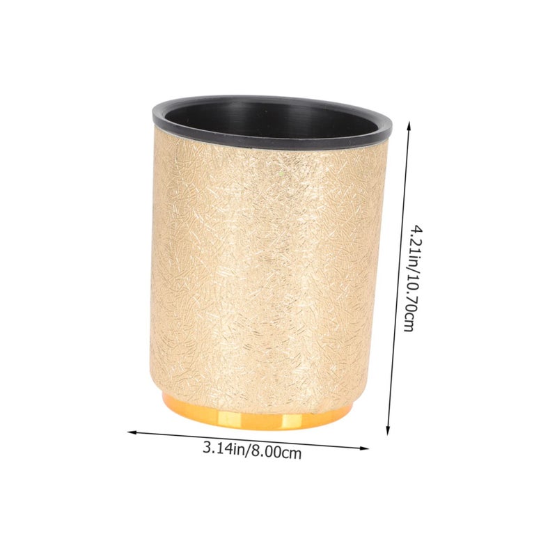 Professional PU Dice Cups Set 2 Piece Felt Lining Quiet Play for Party Bar Games - Image 4
