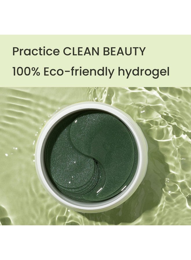 هيميش ماتشا بيوم هيدروجيل رقعة العين (60 قطعة) رقعة العين للعيون المتورمة والتجاعيد، ماتشا مهدئة للبشرة خالية من العيوب للعيون المتورمة، مضادات الأكسدة، الفيتامينات المهدئة Kbeauty - Image 5