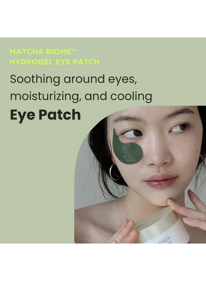 هيميش ماتشا بيوم هيدروجيل رقعة العين (60 قطعة) رقعة العين للعيون المتورمة والتجاعيد، ماتشا مهدئة للبشرة خالية من العيوب للعيون المتورمة، مضادات الأكسدة، الفيتامينات المهدئة Kbeauty - Image 2