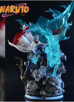 Naruto Naruto Sixth Generation Hatake Kakashi Hand-made Model Doll Ornaments Peripheral Gift 27cm  - Image 1