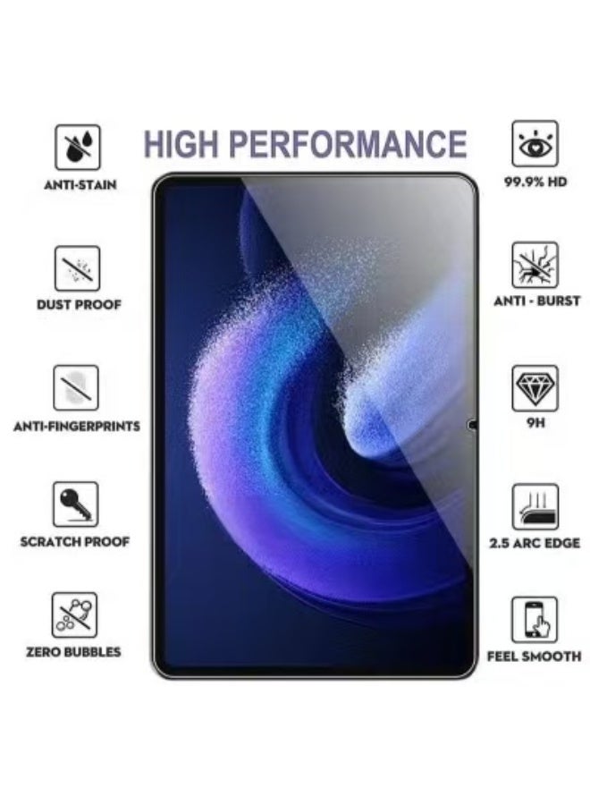 كابتن تيك عبوتان من واقي الشاشة الزجاجي المقوى لجهاز Xiaomi Pad 6 - Image 2