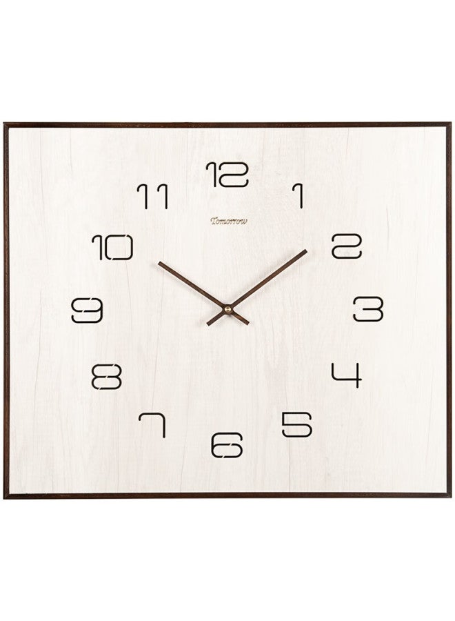 Hense Living Room Wall Clock, Home Power Distribution Box Switch Cabinet Cover, Electric Meter Box Clock Hw363 Small Size With Hydraulic, 51.7cm - Image 2