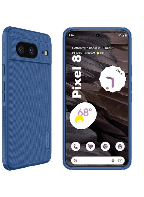 Case for Google Pixel 8 Super Frosted Shield Pro Cover Hard Scratch Resistant PC Back Shockproof TPU Bumper all Round Protection Anti fingerprint Scratch less Case for Google Pixel 8