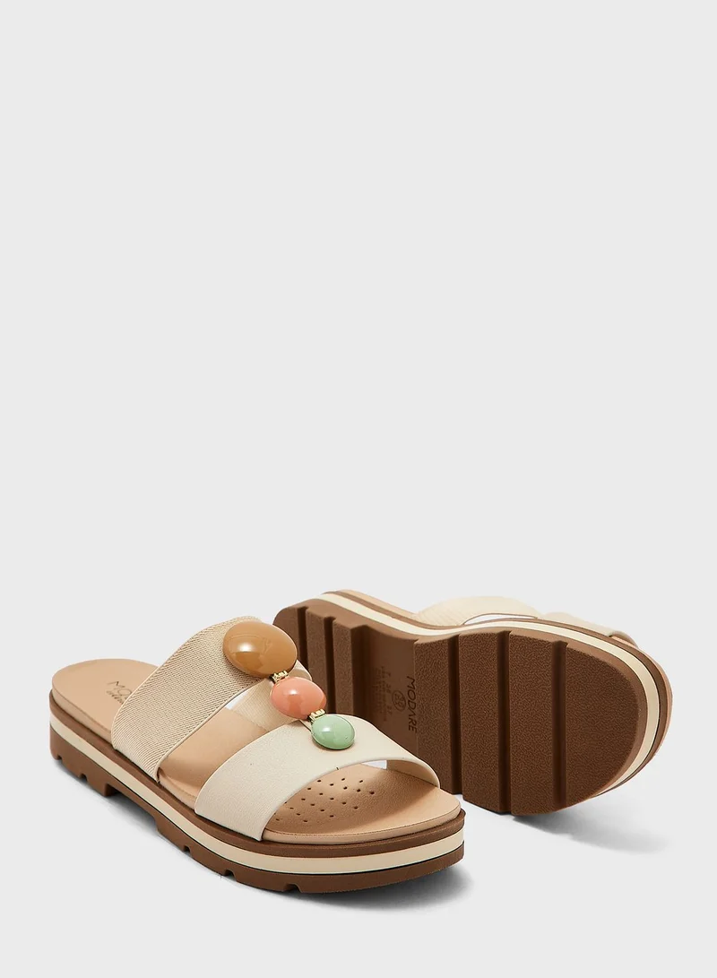 مودار Multi Strap Flat Sandals