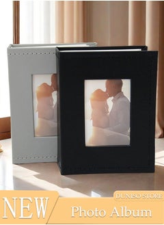 2Pcs Pockets Photo Album,with Picture Display Window, Cartoon Kids Children Picture Storage with 100 Pages Each, Frame Large Capacity  Leather Frame Cover Picture Case Photo Album Gift