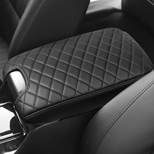 Bercicci Center Console Armrest Cover Compatible with Honda 2008-2012 Accord Accessories Leather Material Center Console Liner Protection - Image 1